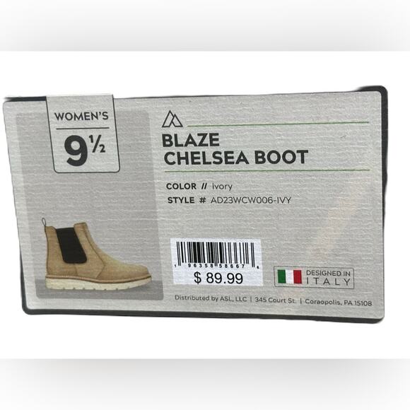 Alpine Design Women's Blaze Chelsea Boots Ivory Color AD23WCW006-IVY - NEW - 9.5 - Picture 9 of 9